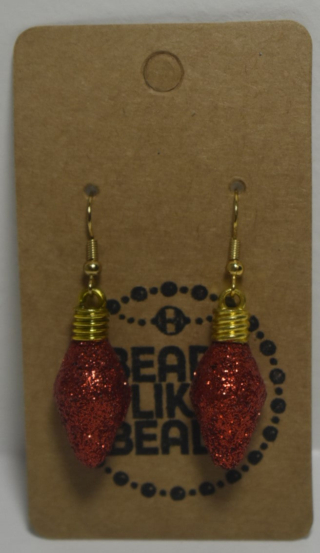 Christmas Light Earrings