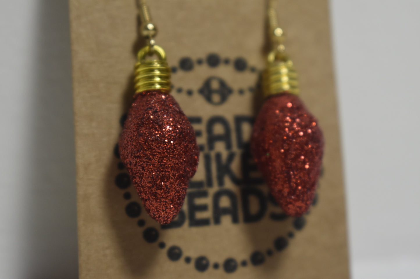 Christmas Light Earrings