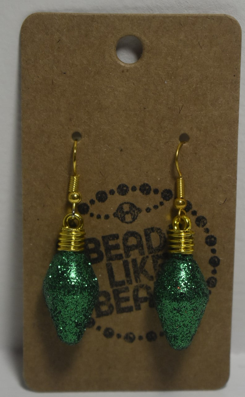 Christmas Light Earrings