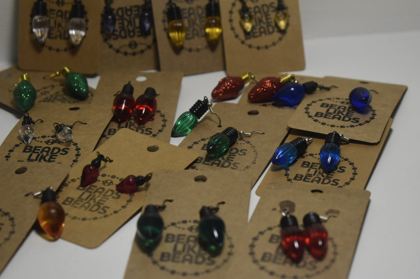 Christmas Light Earrings