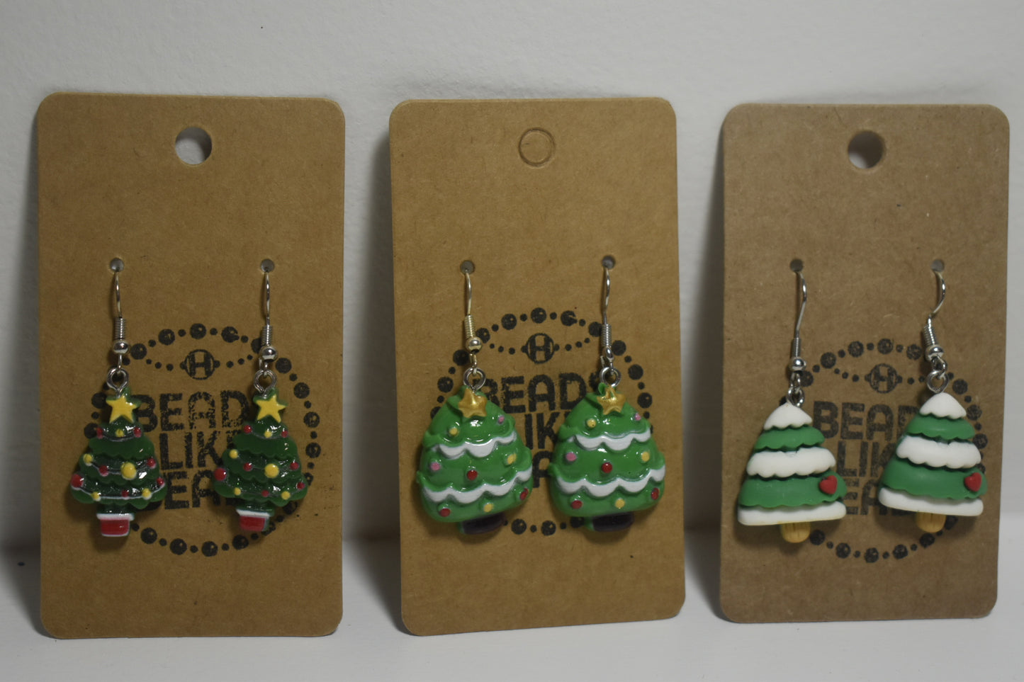 Christmas Tree Charm Earrings