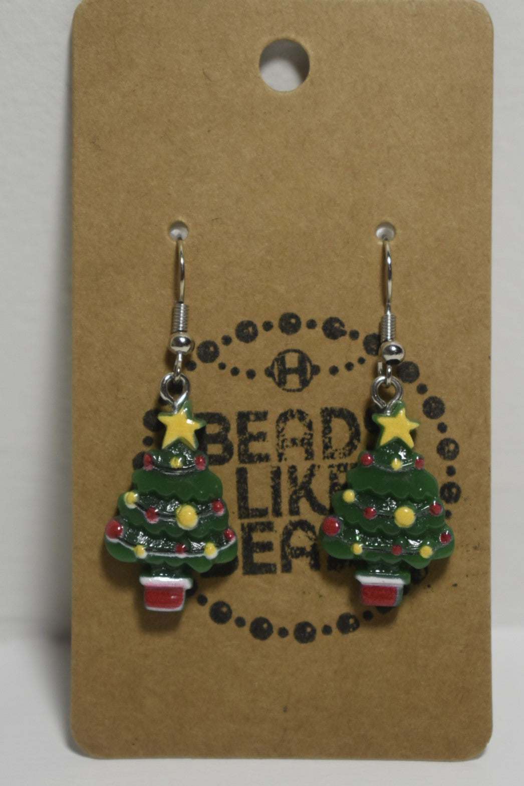 Christmas Tree Charm Earrings