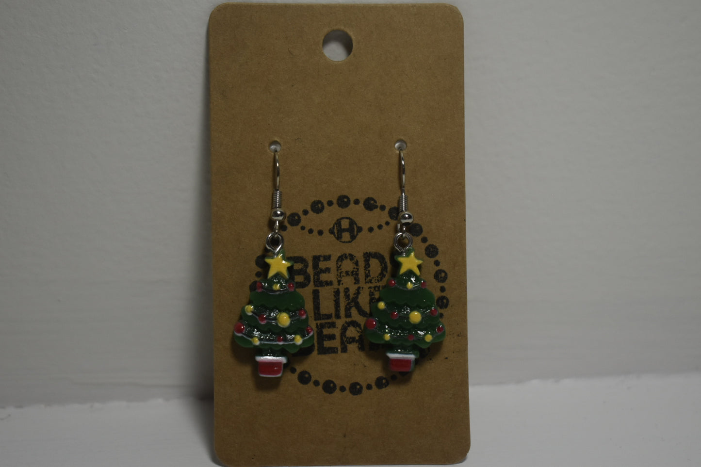 Christmas Tree Charm Earrings