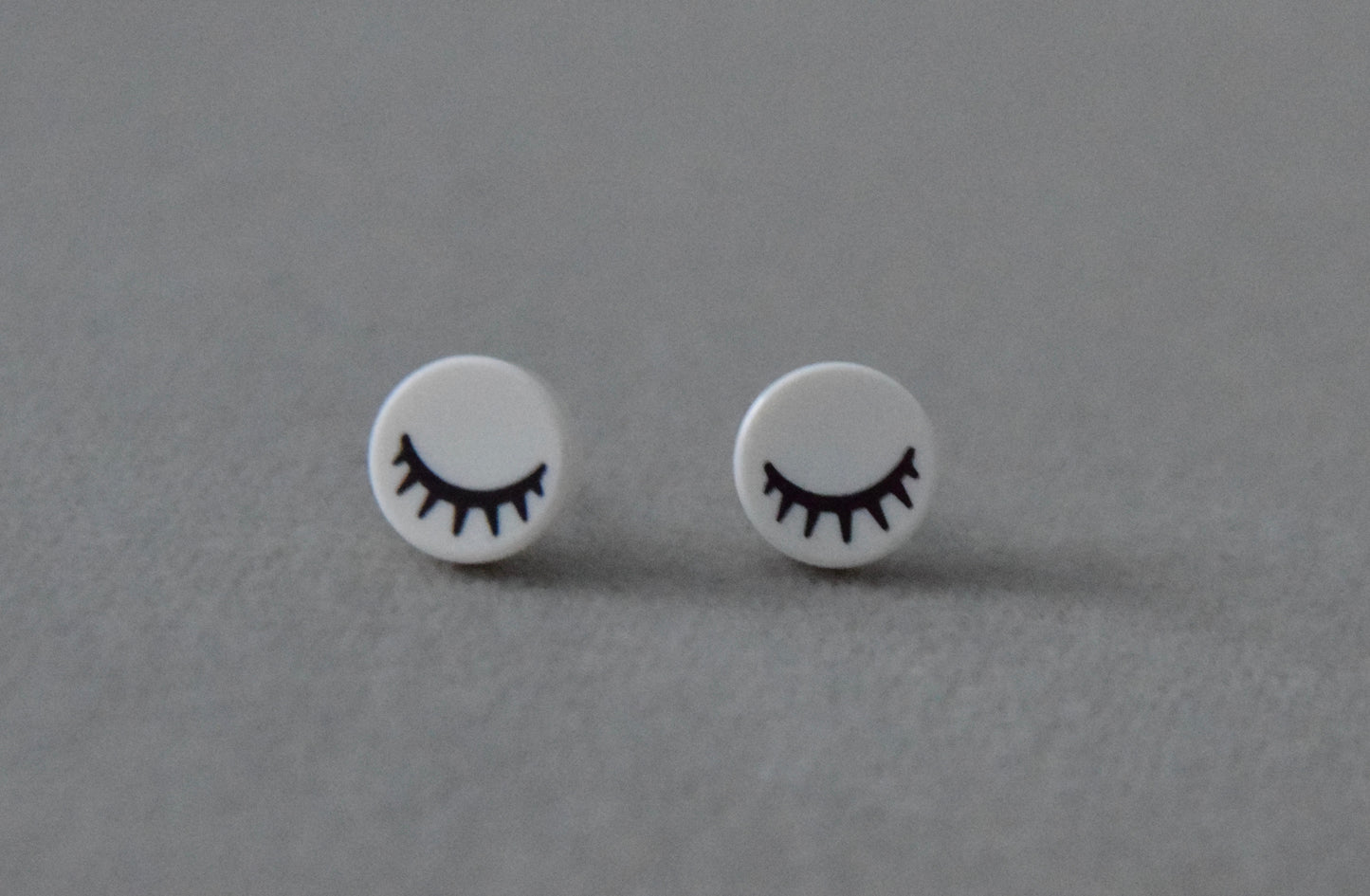 Eyelash Building Block Earrings