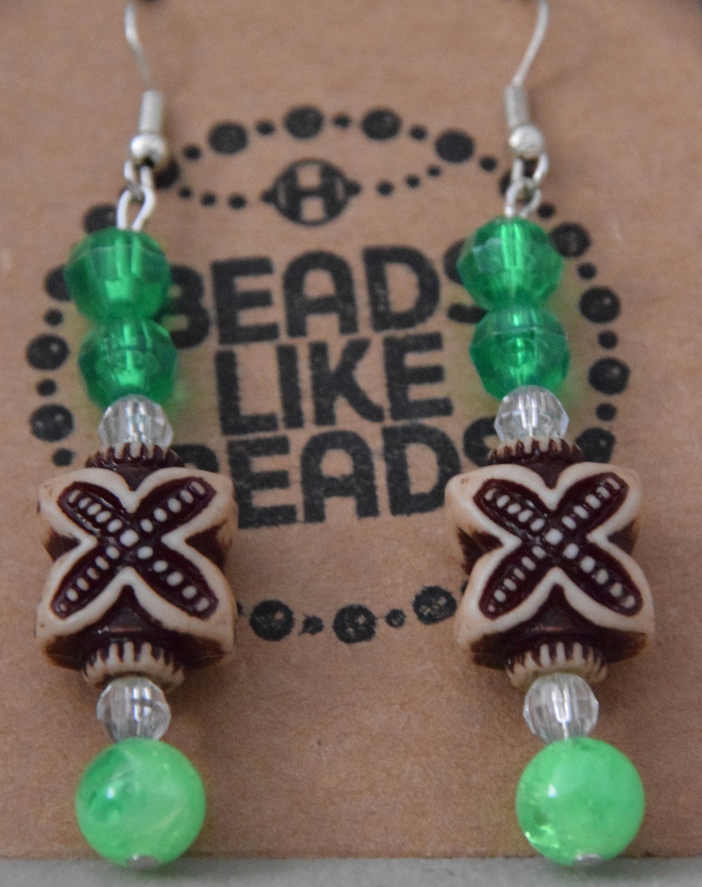 Long Beaded Surprise Earrings